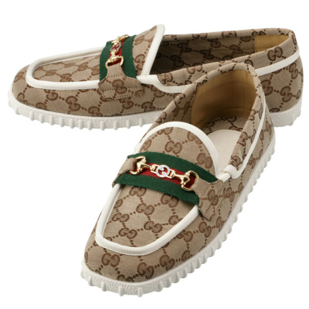 Gucci(グッチ)のグッチ/GUCCI シューズ メンズ SAN LUIS ローファー BEIGE/EBONY+CACAO 655516-2HK70-9794 _0410ff メンズの靴/シューズ(ドレス/ビジネス)の商品写真