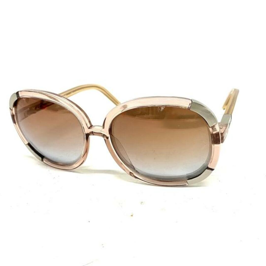 Chloe - Chloe(クロエ) サングラス - ピンク×シルバー プラスチック Chloe - Chloe(クロエ) サングラス - ピンク×シルバー プラスチック