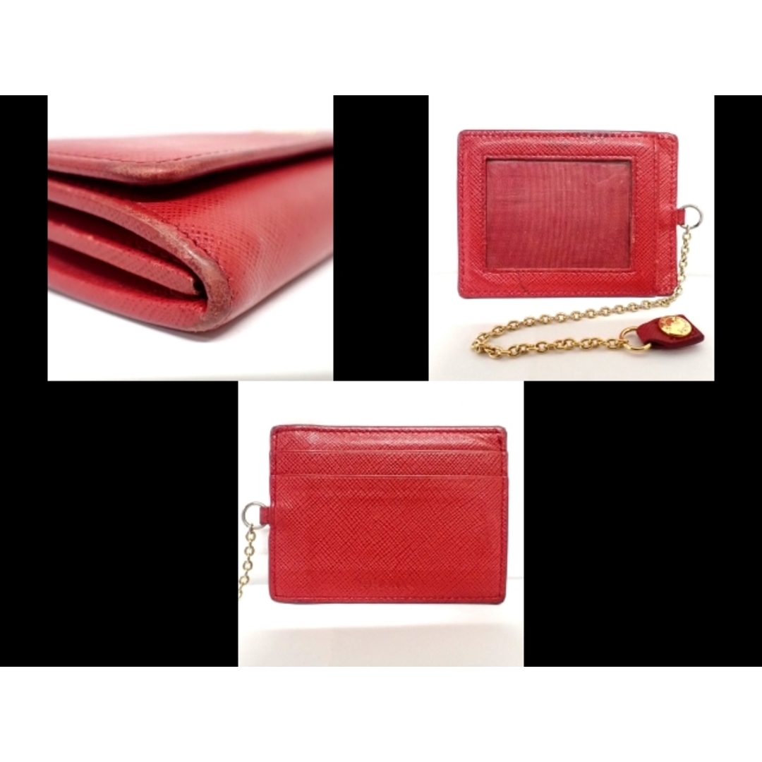 PRADA(プラダ)のプラダ 長財布 - 1MH132 フォーコ(レッド) レディースのファッション小物(財布)の商品写真