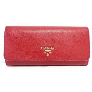 プラダ(PRADA)のプラダ 長財布 - 1MH132 フォーコ(レッド)(財布)