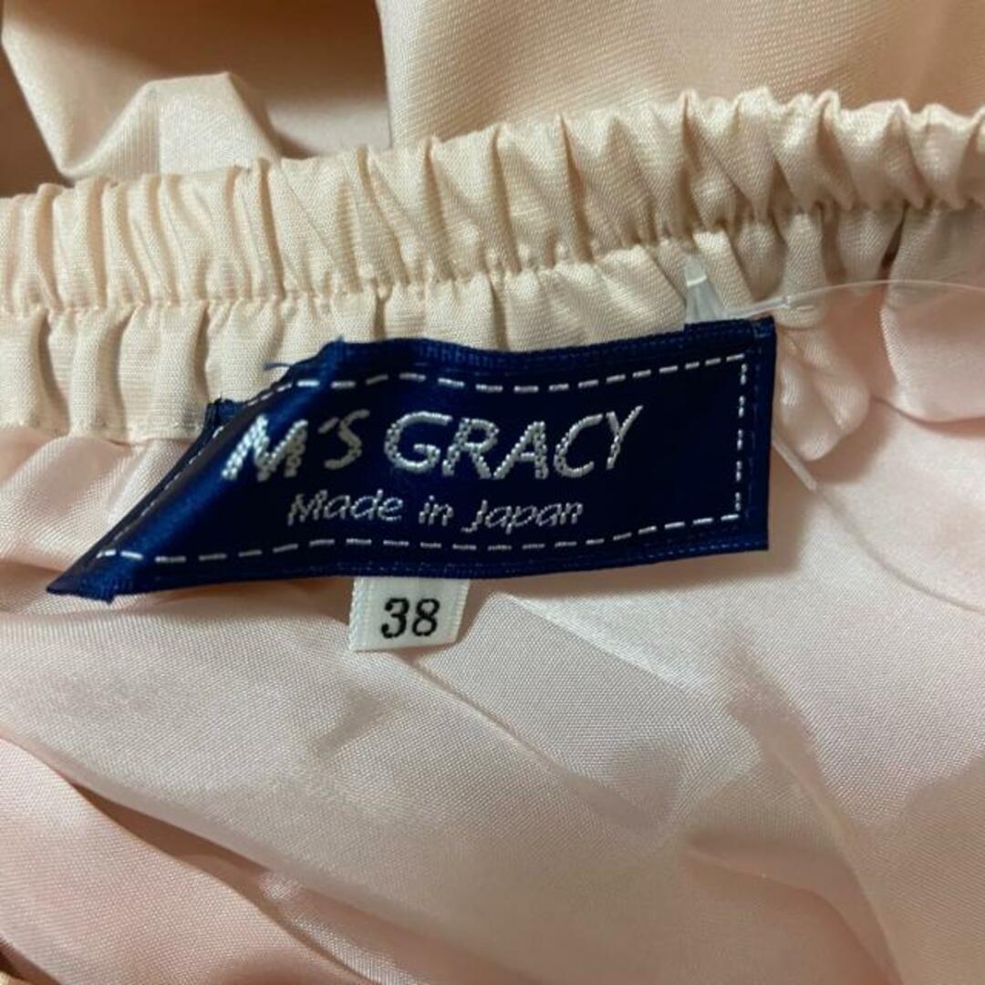 M'S GRACY(エムズグレイシー)のM'S GRACY(エムズグレイシー) スカート サイズ38 M レディース美品  ライトピンク レディースのスカート(その他)の商品写真