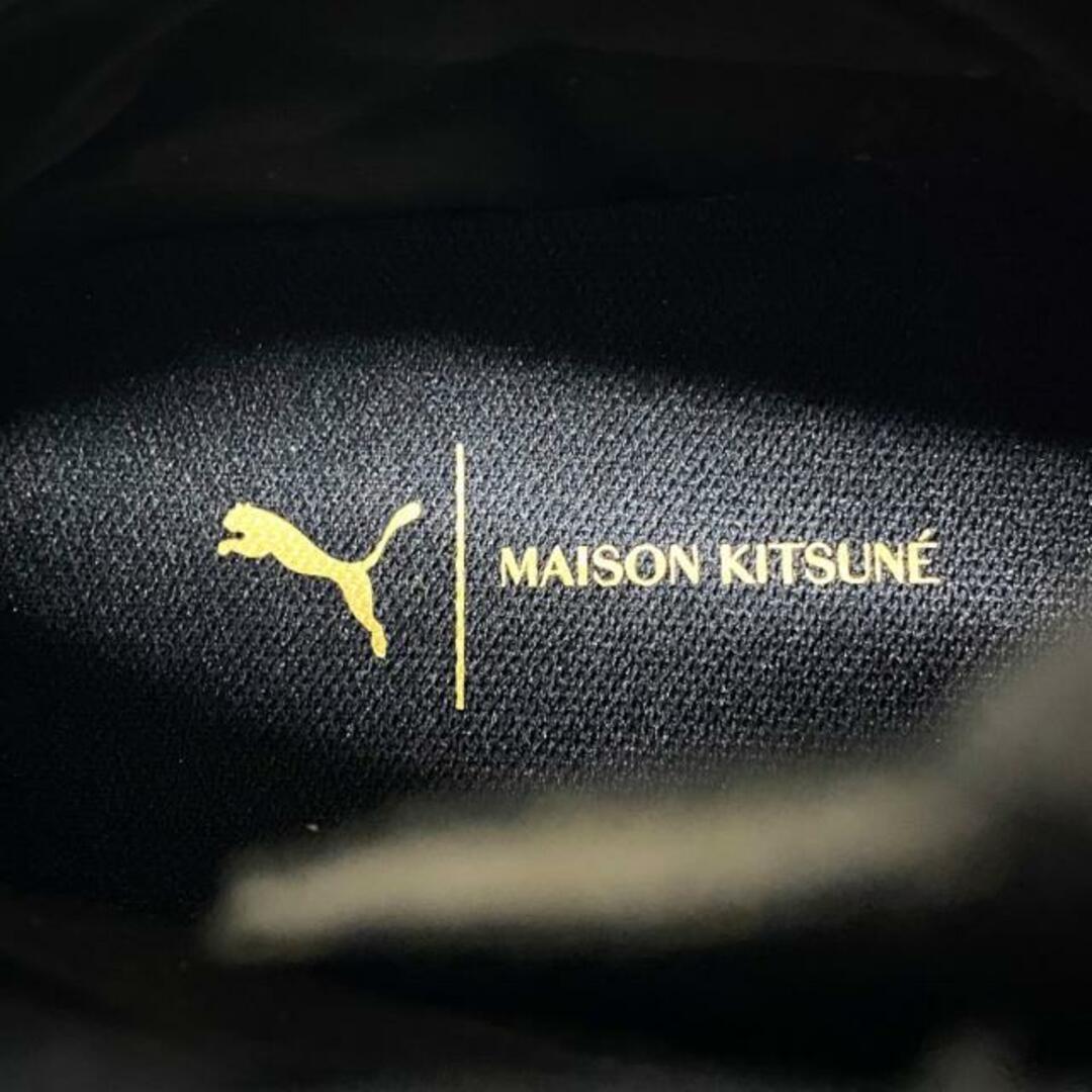 MAISON KITSUNE'(メゾンキツネ)のMAISON KITSUNE(メゾンキツネ) スニーカー レディース美品  ライトブラウン×黒 PUMAコラボ ラバー×ナイロン レディースの靴/シューズ(スニーカー)の商品写真