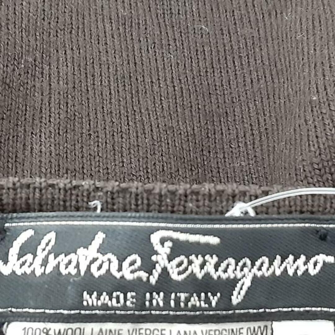 Salvatore Ferragamo(サルヴァトーレフェラガモ)のSalvatoreFerragamo(サルバトーレフェラガモ) カーディガン サイズS レディース美品  - カーキ×ベージュ×マルチ 長袖/切り替え レディースのトップス(カーディガン)の商品写真