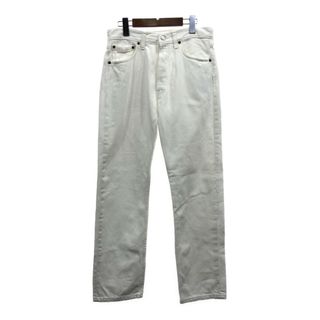 リーバイス(Levi's)の90年代 イギリス製 Levi's リーバイス 501 デニムパンツ ホワイト (メンズ W32 L32) 中古 古着 Q6917(デニム/ジーンズ)