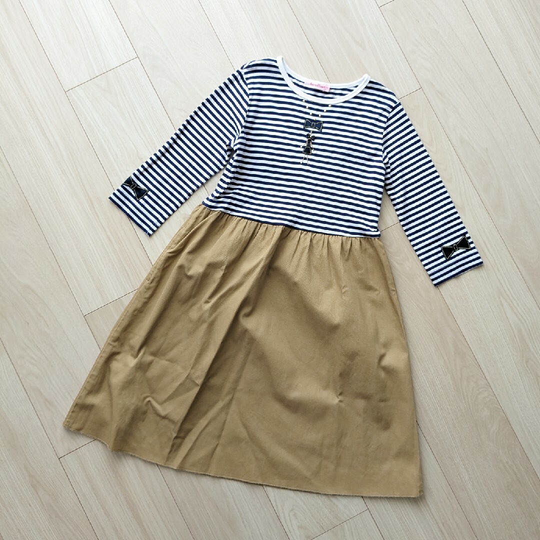 familiar(ファミリア)のファミリア 七分袖ワンピース キッズ/ベビー/マタニティのキッズ服女の子用(90cm~)(ワンピース)の商品写真