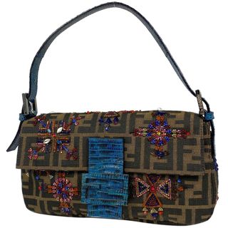 フェンディ(FENDI)のフェンディ ズッカ柄 マンマバケット レディース 【中古】(ショルダーバッグ)