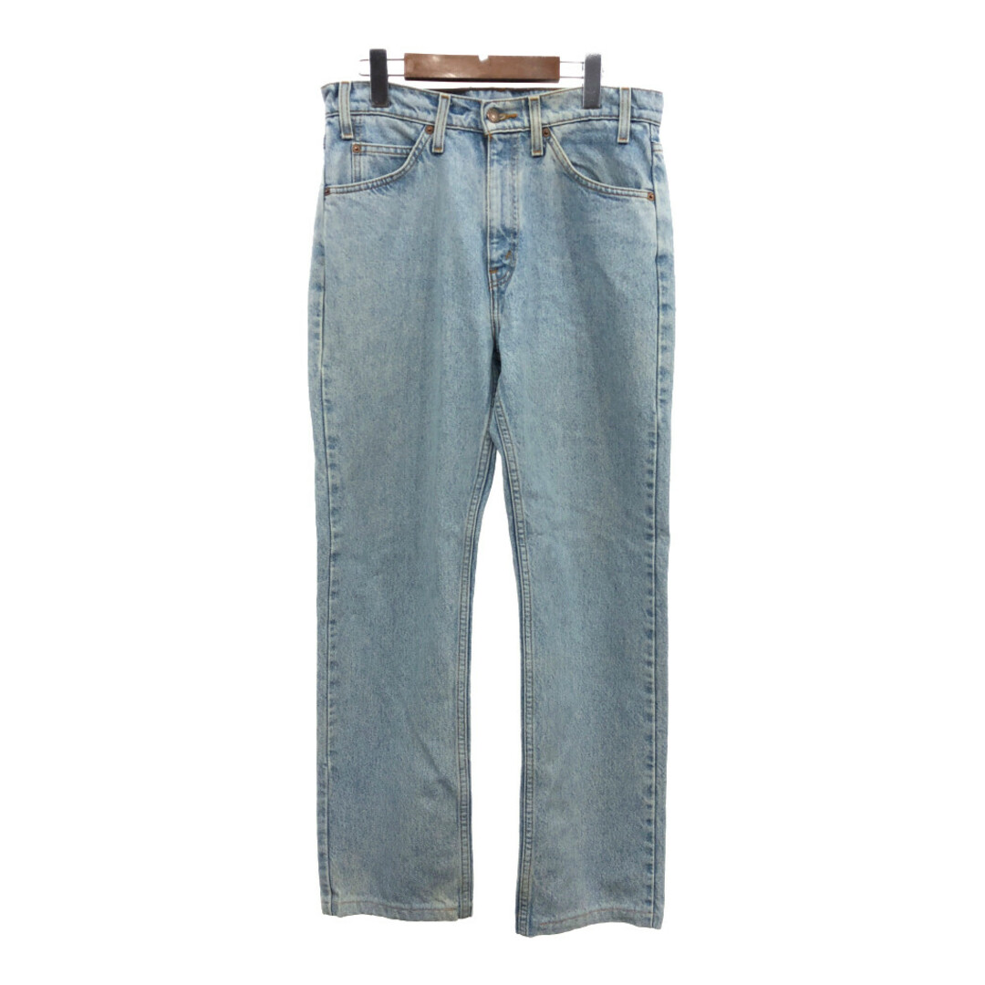 Levi's(リーバイス)の90年代 Levi's リーバイス デニムパンツ オレンジタブ ライトブルー (メンズ W32 L32) 中古 古着 Q6919 メンズのパンツ(デニム/ジーンズ)の商品写真