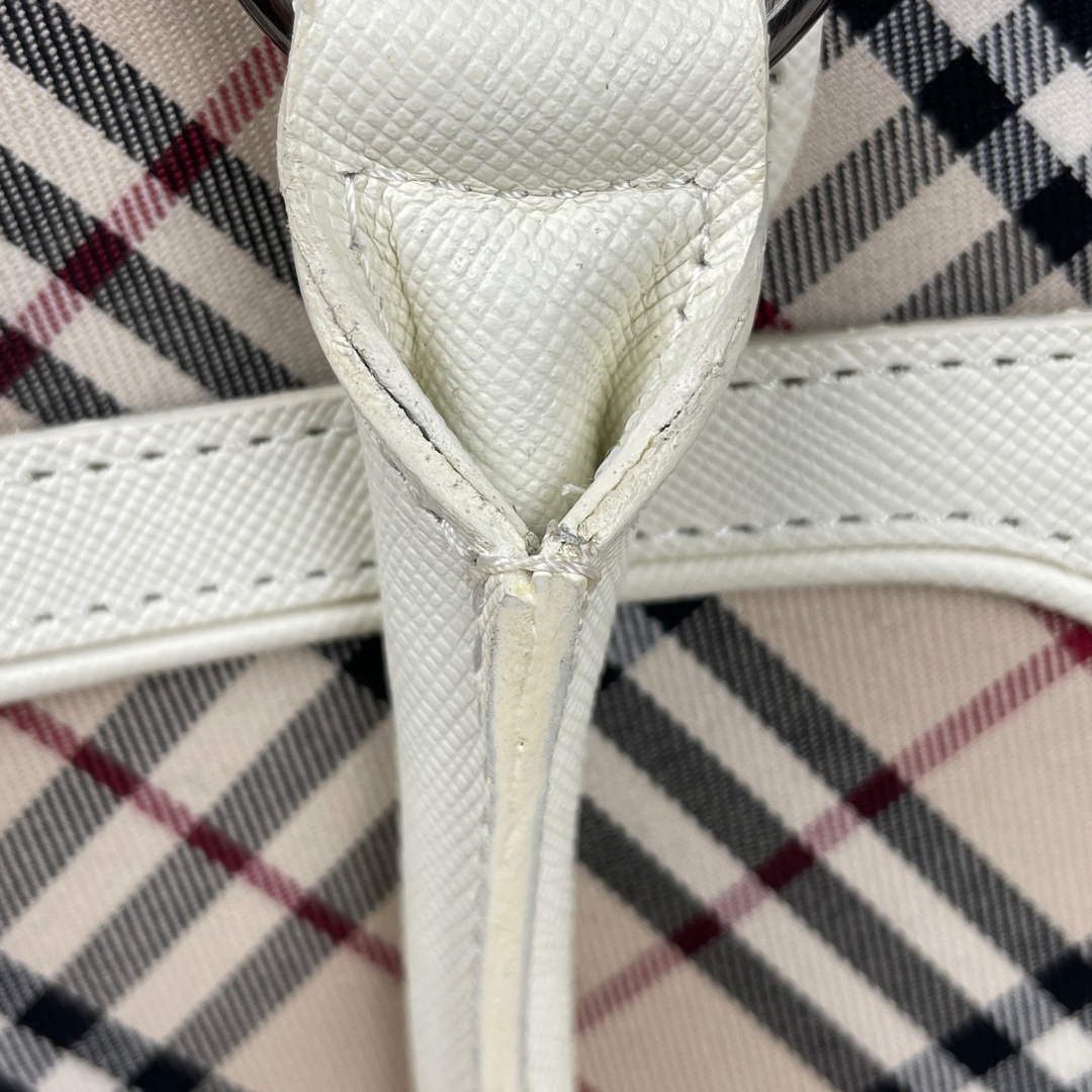 BURBERRY(バーバリー)のバーバリー チェック柄 トートバッグ レディース 【中古】 レディースのバッグ(トートバッグ)の商品写真