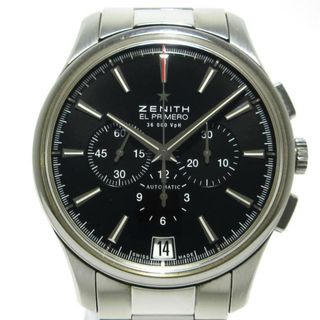 ゼニス(ZENITH)のZENITH(ゼニス) 腕時計 キャプテン エルプリメロ 03.2110.400/21.M2110 メンズ 裏スケ/SS/クロノグラフ 黒(その他)