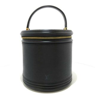 ルイヴィトン(LOUIS VUITTON)のLOUIS VUITTON(ルイヴィトン) バニティバッグ エピ カンヌ M48032 ノワール レザー（LVロゴの刻印入り）(その他)