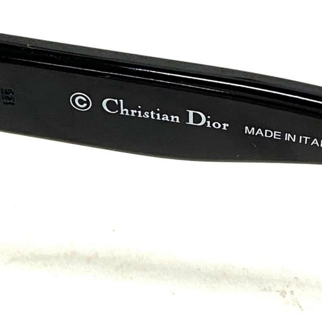 Christian Dior(クリスチャンディオール)のDIOR/ChristianDior(ディオール/クリスチャンディオール) サングラス - G2EHD 黒×クリア プラスチック レディースのファッション小物(サングラス/メガネ)の商品写真