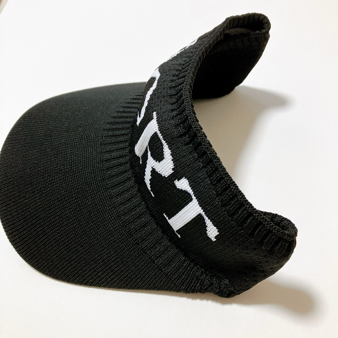 サンバイザー  黒  キャップ  メッシュ  紫外線対策 日焼け防止 レディース レディースの帽子(その他)の商品写真
