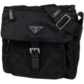 プラダ(PRADA)のプラダ ロゴプレート ショルダーバッグ レディース 【中古】(ショルダーバッグ)