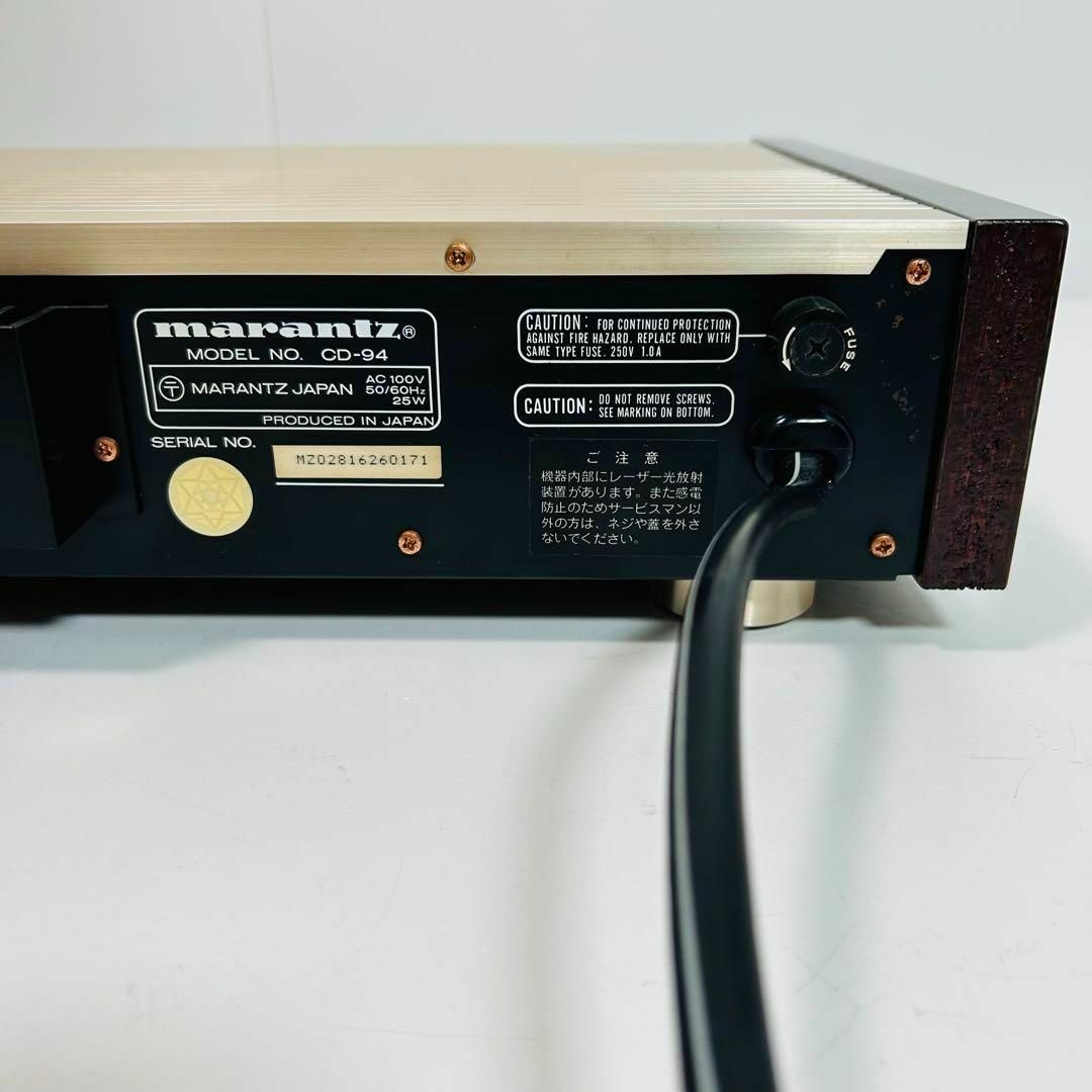 marantz(マランツ)のmarantz マランツ CDプレーヤー CD-94 Limited ジャンク スマホ/家電/カメラのオーディオ機器(その他)の商品写真