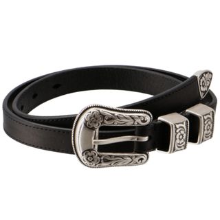 ジェイアンドエムデヴィッドソン(J&M DAVIDSON)のジェイ&エムデヴィッドソン/J&M DAVIDSON ベルト メンズ WESTERN BUCKLE 20mm レザーベルト BLACK BWST0XXAN20-0001-999S(ベルト)