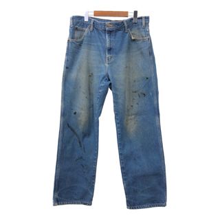 Dickies - Dickies ディッキーズ デニムパンツ ライトブルー (メンズ W36 L30) 中古 古着 Q6921