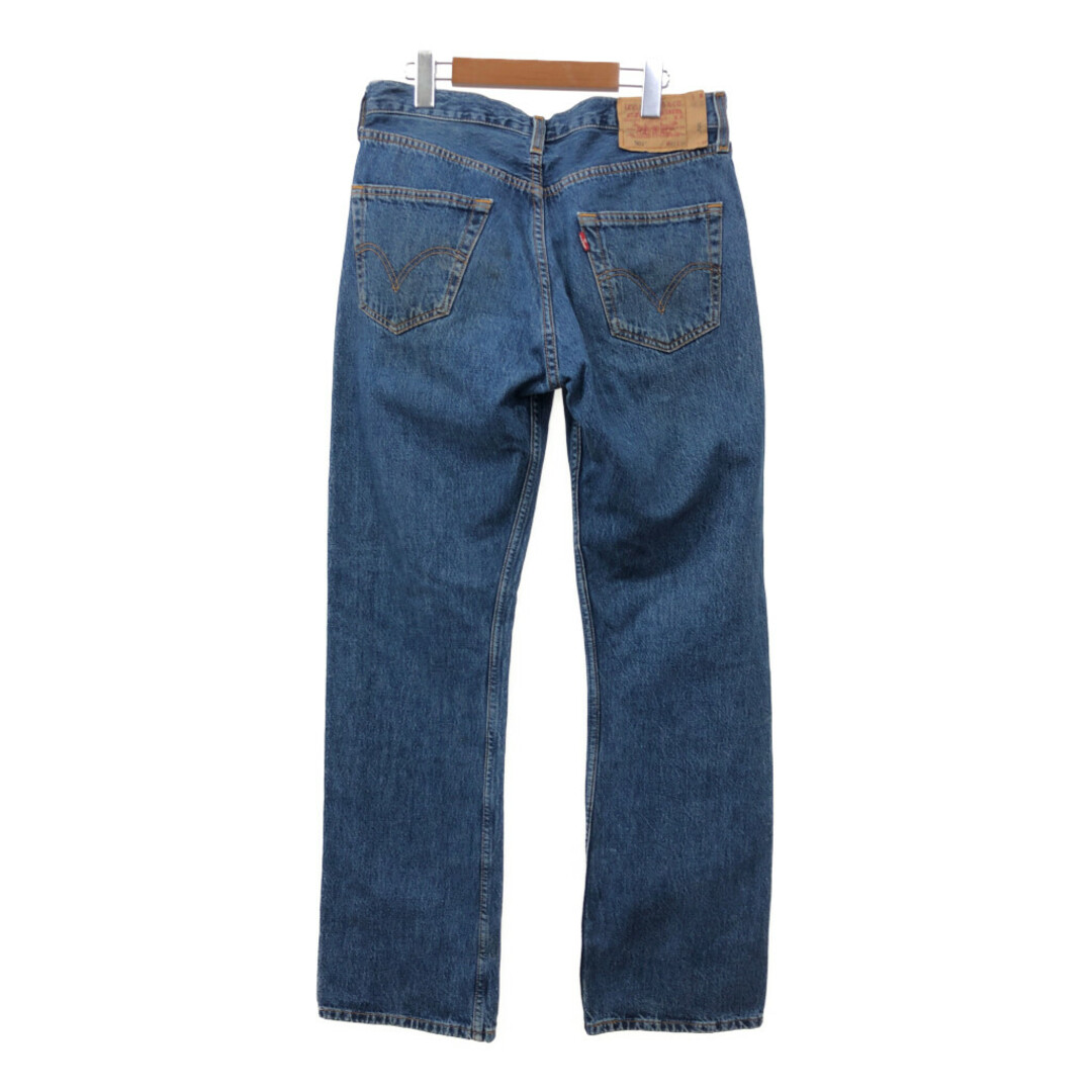 Levi's(リーバイス)のLevi's リーバイス 501 デニムパンツ ライトブルー (メンズ W32 L32) 中古 古着 Q6922 メンズのパンツ(デニム/ジーンズ)の商品写真