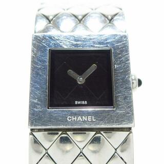 シャネル(CHANEL)のCHANEL(シャネル) 腕時計 マトラッセ H0009 レディース 黒(腕時計)