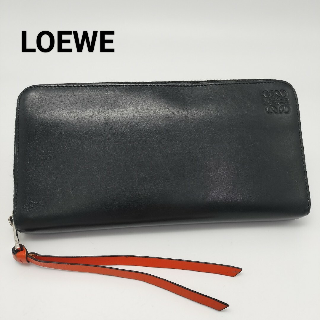 LOEWE(ロエベ)の極美品✨ロエベ　ラウンドファスナー　長財布 レディースのファッション小物(財布)の商品写真