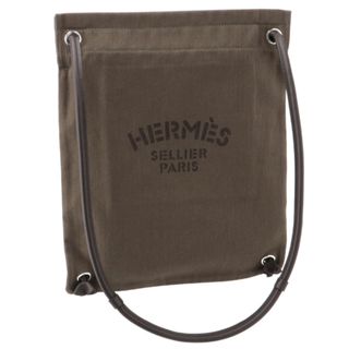 エルメス(HERMES)のエルメス/HERMES バッグ メンズ MALINE CHEVRON CANVAS  BAG  ショルダーバッグ KAKI/EBENE H079946CK(ショルダーバッグ)