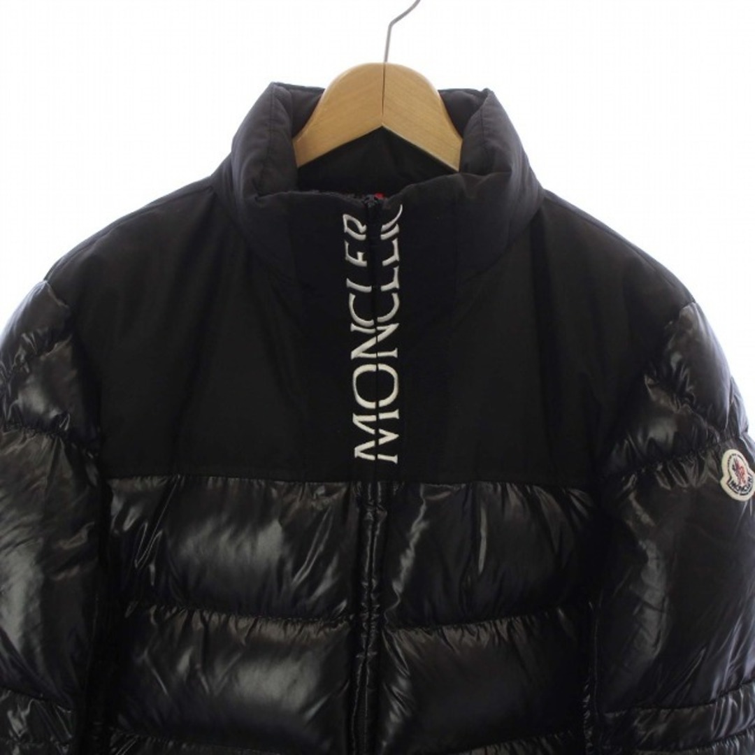 MONCLER(モンクレール)のモンクレール 19AW BRUEL ブリュエル ダウンジャケット ワッペン 黒1 メンズのジャケット/アウター(ダウンジャケット)の商品写真