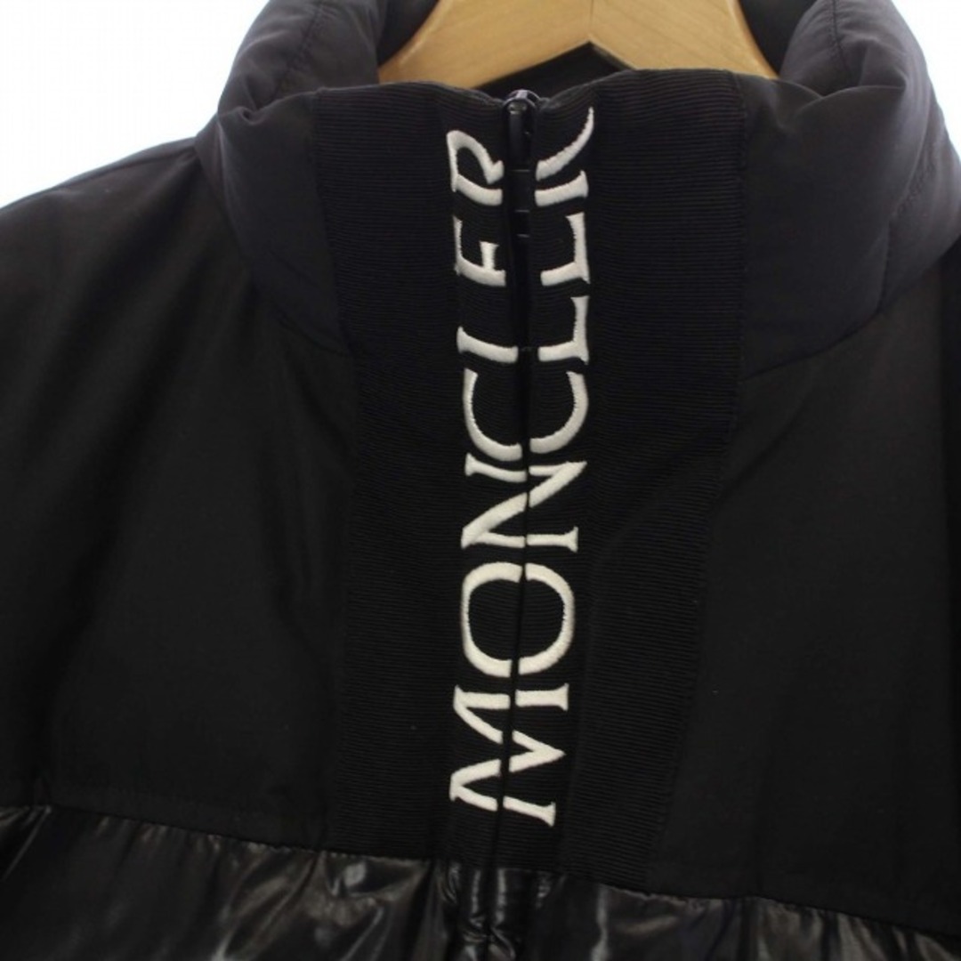 MONCLER(モンクレール)のモンクレール 19AW BRUEL ブリュエル ダウンジャケット ワッペン 黒1 メンズのジャケット/アウター(ダウンジャケット)の商品写真