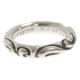 クロムハーツ(Chrome Hearts)のCHROME HEARTS クロムハーツ SCRL BAND/スクロールバンドリング シルバー(リング(指輪))