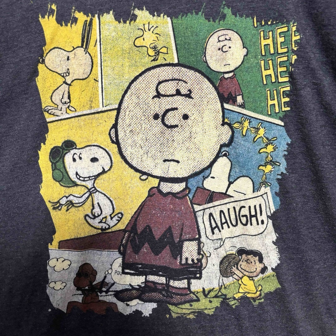 SNOOPY(スヌーピー)の【入手困難】ピーナッツ　スヌーピー　チャーリーブラウン　Tシャツ　Lサイズ　海外 メンズのトップス(Tシャツ/カットソー(半袖/袖なし))の商品写真