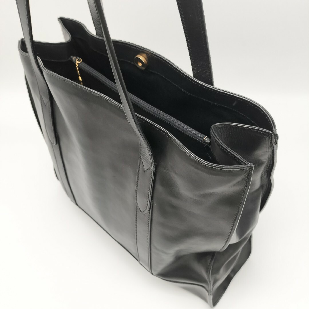 Gucci(グッチ)の極美品✨グッチ　トートバッグ　レザー　ブラック　黒 レディースのバッグ(トートバッグ)の商品写真
