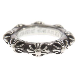 クロムハーツ(Chrome Hearts)のCHROME HEARTS クロムハーツ CROSS BAND クロスバンド シルバーリング 12号(リング(指輪))