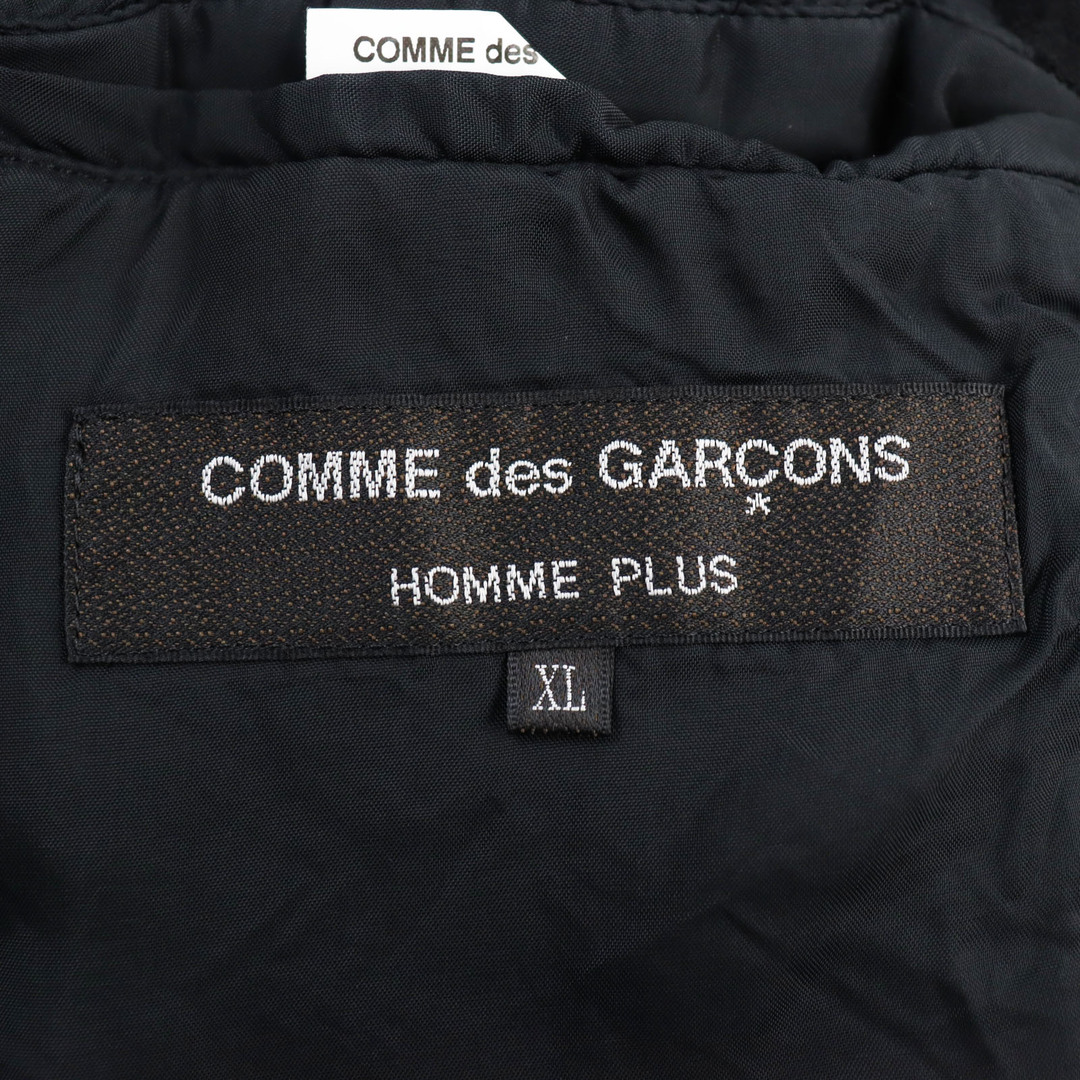 COMME des GARCONS HOMME PLUS(コムデギャルソンオムプリュス)の未使用品○COMME des GARCONS HOMME PLUS コムデギャルソンオムプリュス 2022年製 PJ-J016 ウール100% 縮絨加工 シングル ジャケット ブラック XL 日本製 正規品 メンズ 定価108,900円 メンズのジャケット/アウター(その他)の商品写真