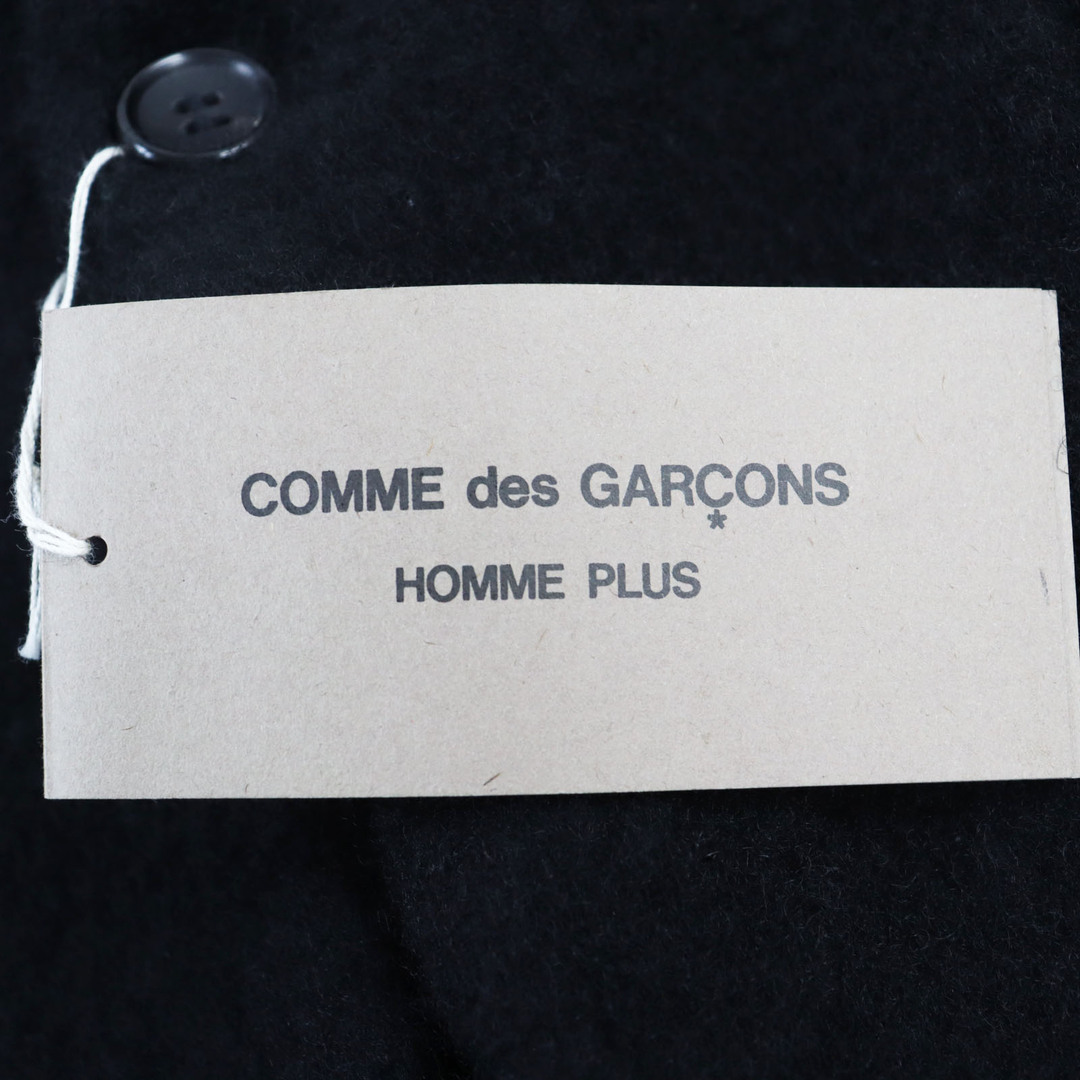 COMME des GARCONS HOMME PLUS(コムデギャルソンオムプリュス)の未使用品○COMME des GARCONS HOMME PLUS コムデギャルソンオムプリュス 2022年製 PJ-J016 ウール100% 縮絨加工 シングル ジャケット ブラック XL 日本製 正規品 メンズ 定価108,900円 メンズのジャケット/アウター(その他)の商品写真