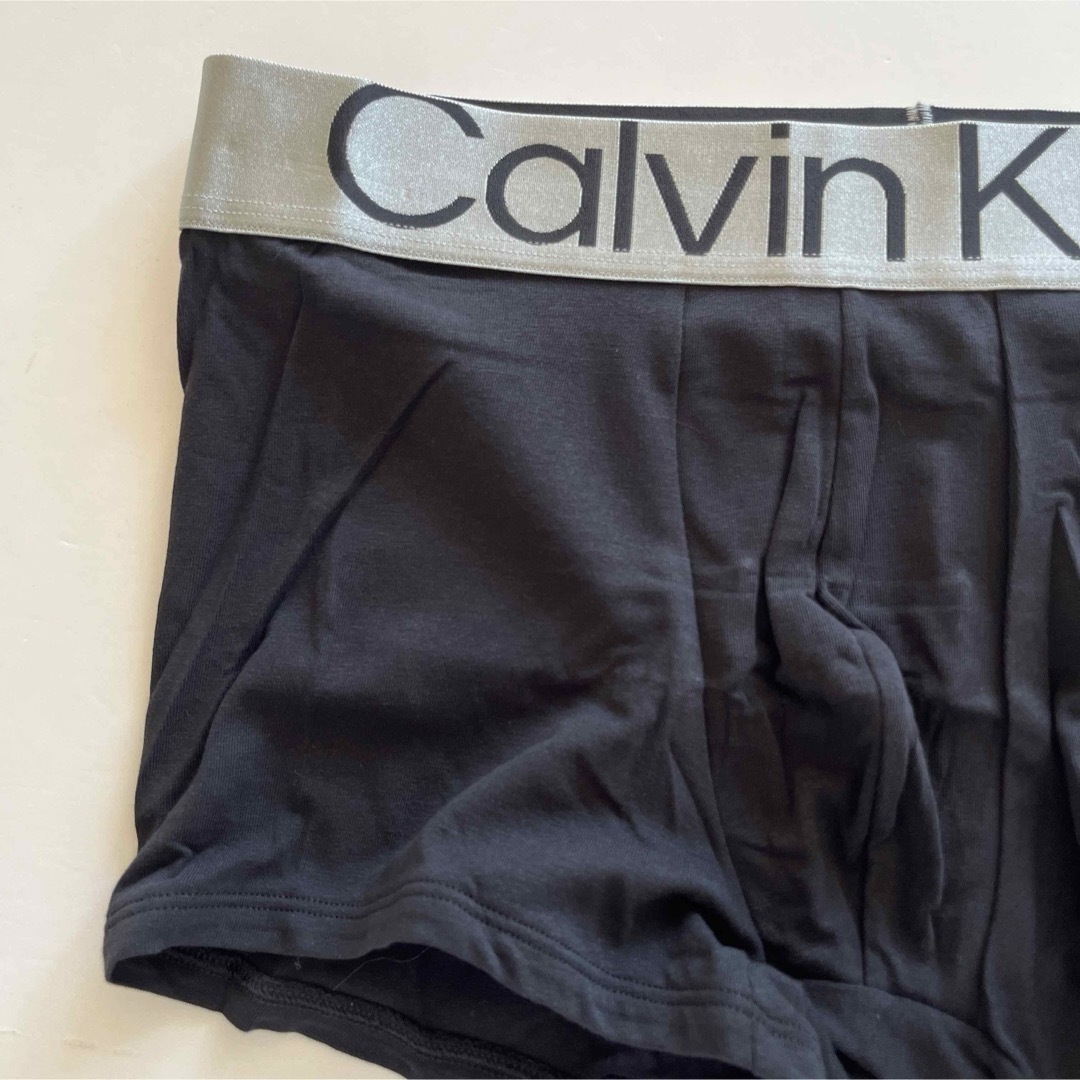 Calvin Klein(カルバンクライン)のカルバンクライン　メンズボクサー　L(M) ブラック　黒ボクサー　男性インナー メンズのアンダーウェア(ボクサーパンツ)の商品写真
