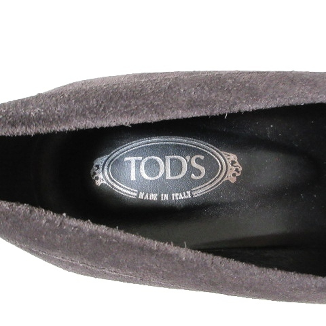 TOD'S(トッズ)のトッズ 美品 パンプス チャンキー ハイヒール スエード IBO53 レディースの靴/シューズ(ハイヒール/パンプス)の商品写真