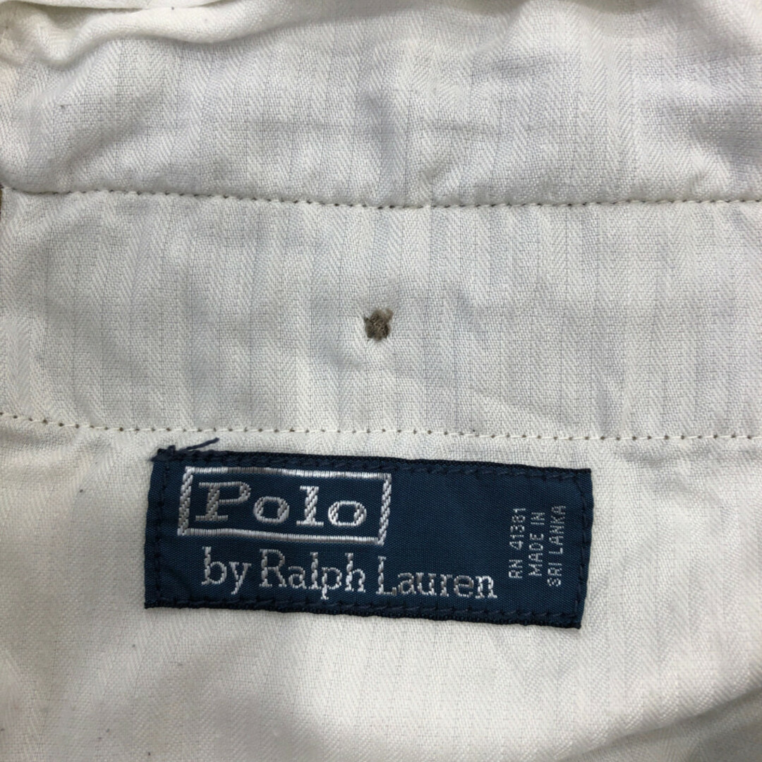 POLO RALPH LAUREN(ポロラルフローレン)のPolo by Ralph Lauren ポロ ラルフローレン チノパンツ ポロチノ ベージュ (メンズ W33 L32) 中古 古着 Q6931 メンズのパンツ(その他)の商品写真