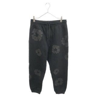 DENIM TEARS デニムティアーズ FLOWER PRINT SWEAT PANTS フラワープリント スウェットパンツ ブラック(その他)