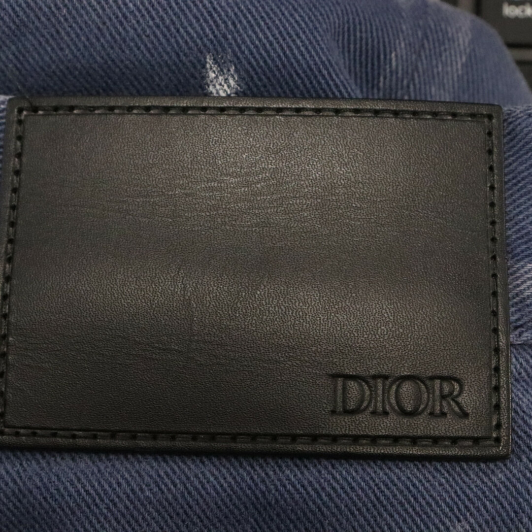 Dior(ディオール)のDIOR ディオール 19AW ×Raymond Pettibon モナリザパッチスリムフィットデニムパンツ 943D000B205X メンズのパンツ(デニム/ジーンズ)の商品写真