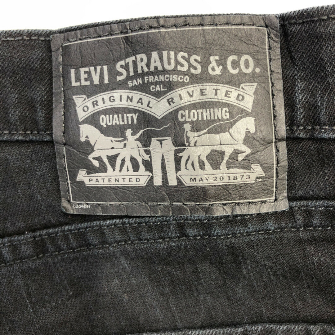Levi's(リーバイス)のLevi's リーバイス 511 デニムパンツ アメカジ ブラック (メンズ W34 L30) 中古 古着 Q6932 メンズのパンツ(デニム/ジーンズ)の商品写真