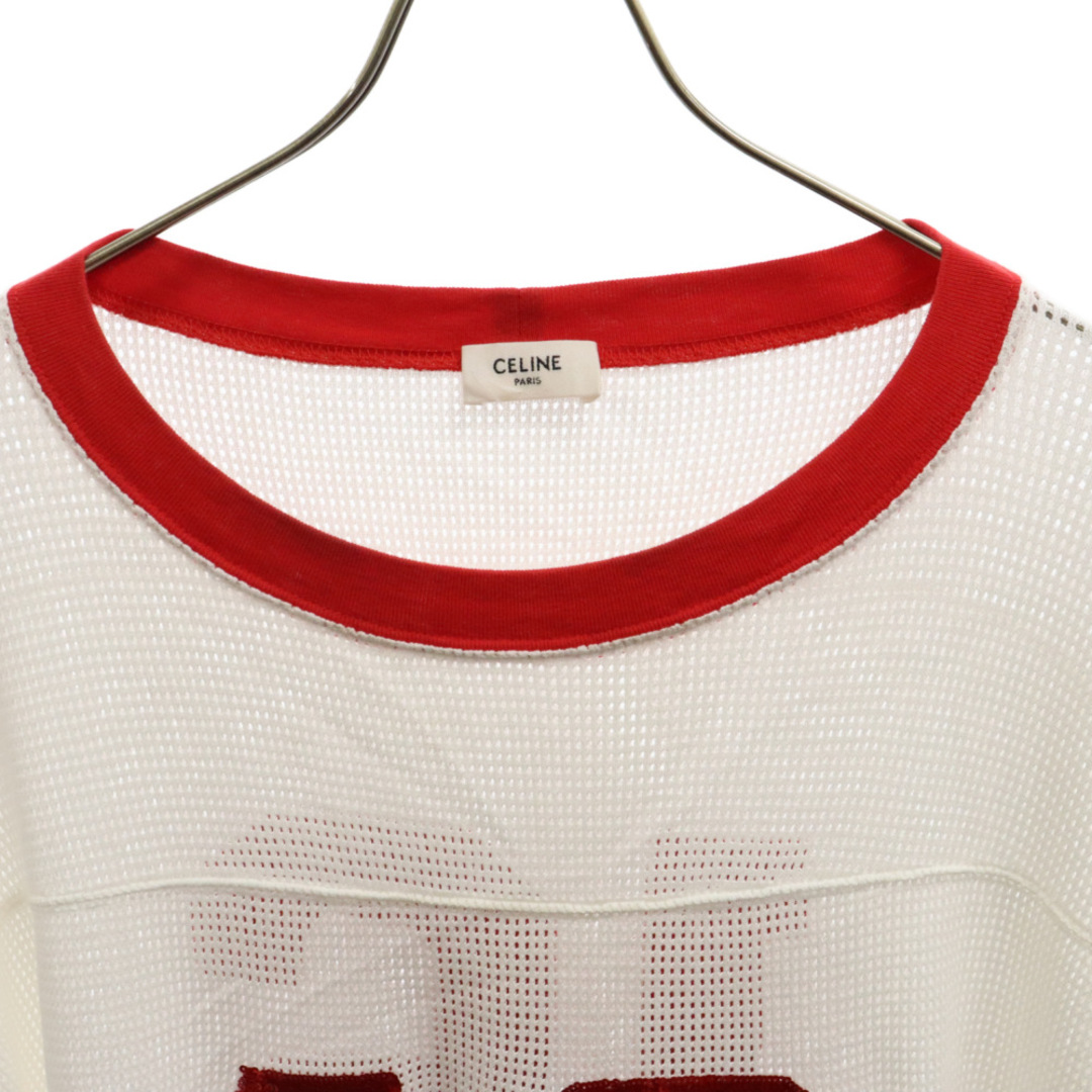 CELINE - CELINE セリーヌ 16 EMBROIDERED T-SHIRT IN JERSEY CELINE - CELINE セリーヌ 16 EMBROIDERED T-SHIRT IN JERSEY