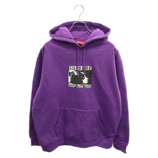 シュプリーム(Supreme)のSUPREME シュプリーム 22SS Dog Eat Dog Hooded Sweatshirt ドッグフォトプリントプルオーバースウェットパーカー パープル(パーカー)