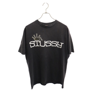 STUSSY - STUSSY ステューシー 80s OLD オールド クラウン ヴィンテージ Tシャツ 半袖カットソー ブラック