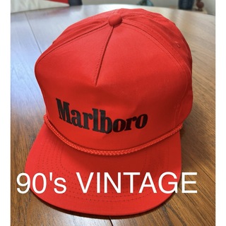 90's VINTAGE MARLBO CAP マルボロ　キャップ　Apple(キャップ)
