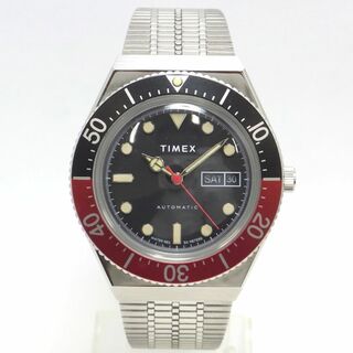 タイメックス(TIMEX)のTIMEX タイメックス TW2U83400 M79 オートマチック 腕時計 黒赤ベゼル メンズ(腕時計(アナログ))