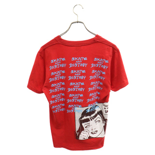 シュプリーム(Supreme)のSUPREME シュプリーム 17SS ×スラッシャー THRASHER Boyfriend Tee コミックプリントTシャツ 半袖カットソー 半袖Tシャツ レッド(Tシャツ/カットソー(半袖/袖なし))