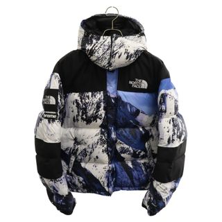 シュプリーム(Supreme)のSUPREME シュプリーム 17AW MOUNTAIN BALTORO JACKET マウンテンバルトロ ナイロンダウンジャケット 雪山 ホワイト/ブルー ND91701I(ダウンジャケット)