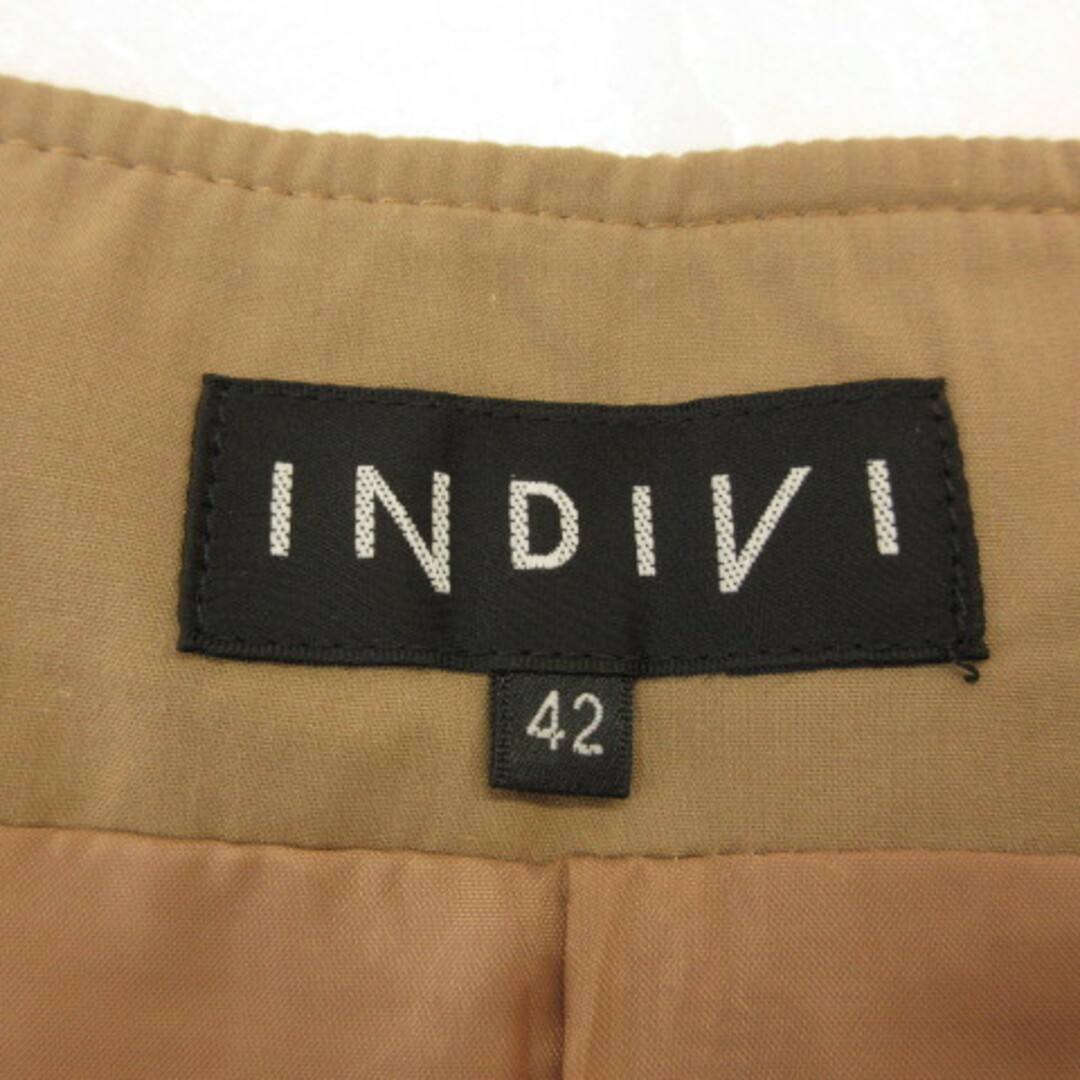 INDIVI(インディヴィ)のインディヴィ INDIVI ショートパンツ キュロット 茶 42 *T347 レディースのパンツ(キュロット)の商品写真