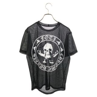 Chrome Hearts - CHROME HEARTS クロムハーツ FOTI MESH TEE フォティ メッシュ ロゴプリント 半袖Tシャツ ブラック