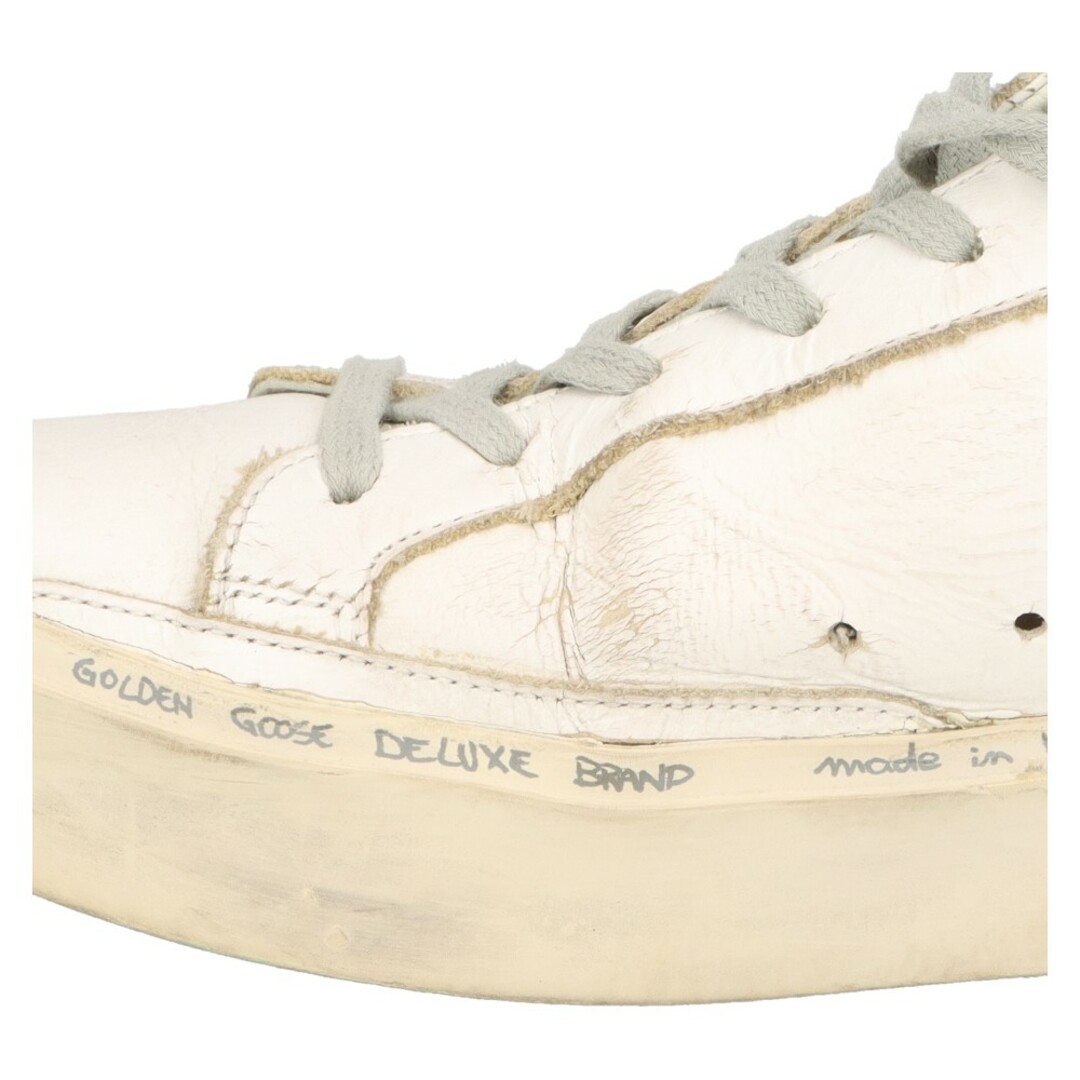 GOLDEN GOOSE(ゴールデングース)のGOLDEN GOOSE DELUXE BRAND ゴールデングースデラックスブランド Hi Star ハイスター レザーローカットスニーカー ホワイト 37/23.0cm メンズの靴/シューズ(スニーカー)の商品写真