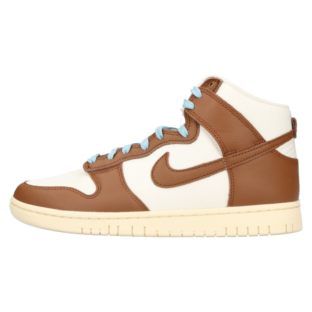 NIKE(ナイキ)のNIKE ナイキ DUNK HI RETORO PRM DQ8800-200 ダンク ハイ レトロ プレミアム ハイカットスニーカー ブラウン/ホワイト US8.5/26.5cm メンズの靴/シューズ(スニーカー)の商品写真