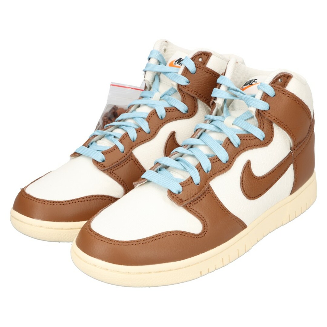 NIKE(ナイキ)のNIKE ナイキ DUNK HI RETORO PRM DQ8800-200 ダンク ハイ レトロ プレミアム ハイカットスニーカー ブラウン/ホワイト US8.5/26.5cm メンズの靴/シューズ(スニーカー)の商品写真